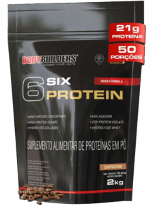 6 Six Protein Cappuccino 2kg – Bodybuilders